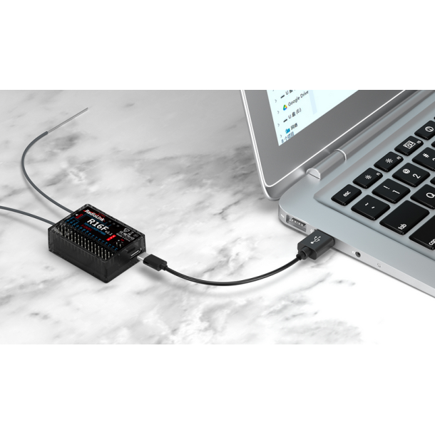 T16D Radioanlg med 16 kanalers sender og 16 kanalers modtager