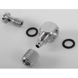 Hydraulik-forbindelsesled 90 grader M5 x 4 mm