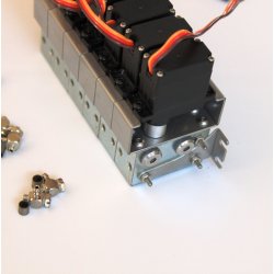 Ventilbord med 6 blokke inkl. servoer