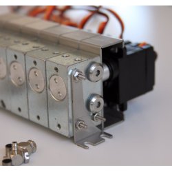 Ventilbord med 6 blokke inkl. servoer