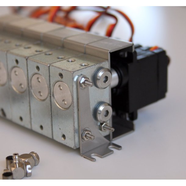 Ventilbord med 6 blokke inkl. servoer