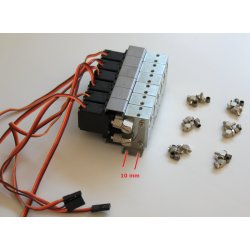 Ventilbord med 6 blokke inkl. servoer