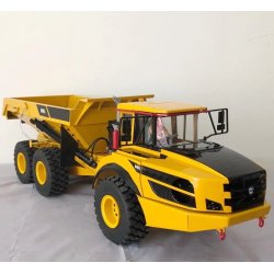 Volvo dumper, fabriksmalet hvid