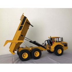 Volvo dumper, fabriksmalet hvid