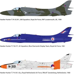 Hawker Hunter T.7/T.7A, skala 1/32