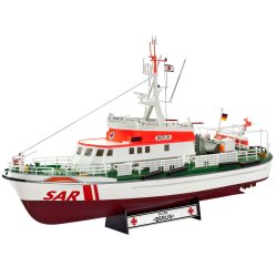 Redningskrydser Berlin og Sea King helikopter