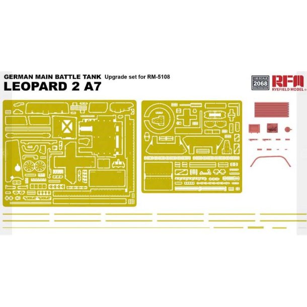 Upgrade Set for Ryefield 5108 Leopard 2 A7