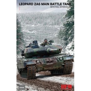 Leopard 2 A6 Main Battle Tank with FULL INTERIOR