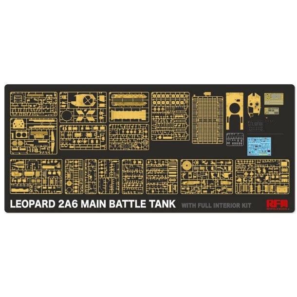 Leopard 2 A6 Main Battle Tank with FULL INTERIOR