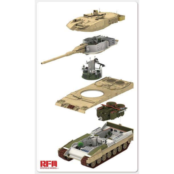 Leopard 2 A6 Main Battle Tank with FULL INTERIOR