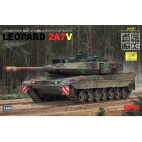Leopard 2A7V med enkeltleds-blter