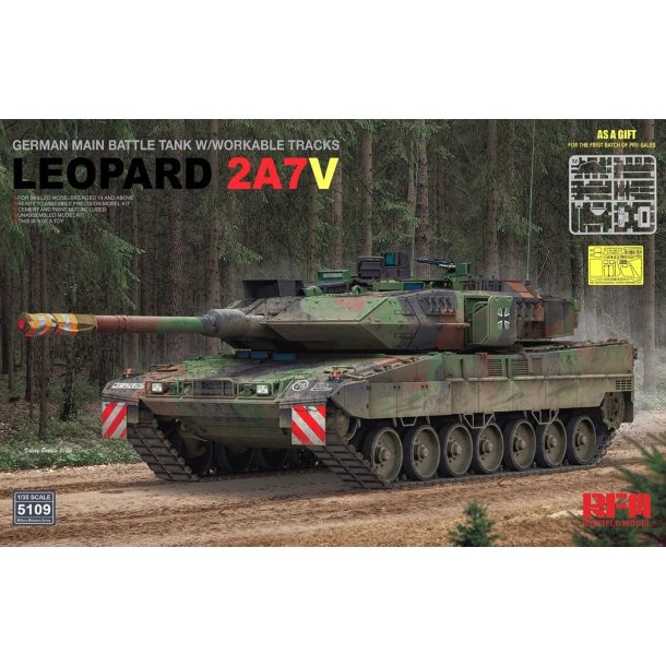 Leopard 2A7V med enkeltleds-bælter