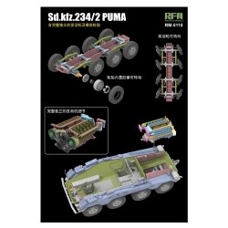 Sd.kfz 234/2 PUMA with engine parts