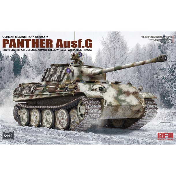 Panther Ausf. G Sd.kfz. 171 w/Night Sights &amp; Air Defense Armour