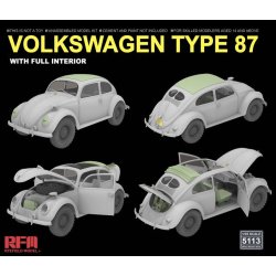VW Volkswagen Type 87 med fuldt interir