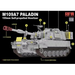 M109A7 Paladin w/metal barrel &amp; workable tracks