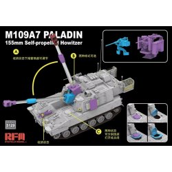 M109A7 Paladin w/metal barrel &amp; workable tracks