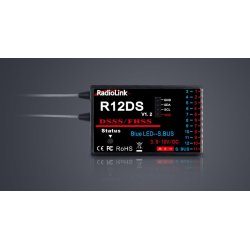 R12DS 12-kanals modtager 2,4 GHz