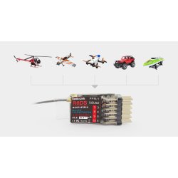 R6DS 6-kanals modtager 2,4 GHz