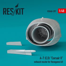 A-7 (E,D) ��Corsair II�� exhaust nozzle for Hasegawa kit (1/48)