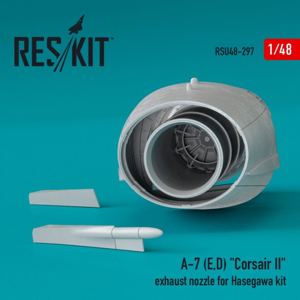 A-7 (E,D) ��Corsair II�� exhaust nozzle for Hasegawa kit (1/48)