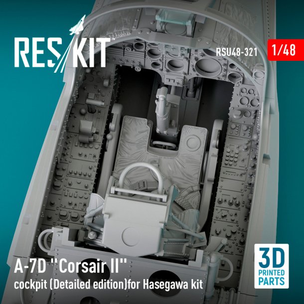 A-7D �Corsair II� cockpit (Detailed edition) for Hasegawa kit (3D Printed)