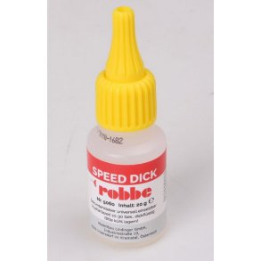 Cyano-acrylat (sekundlim) 20 gram (tyktflydende) (gul)