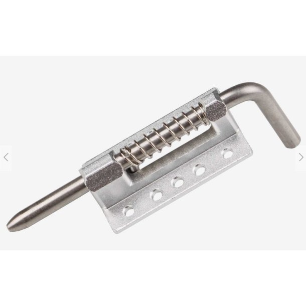 Fjederl�s, aluminium. 26 x 16 x 8 mm