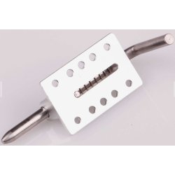 Fjederl�s, aluminium. 26 x 16 x 8 mm