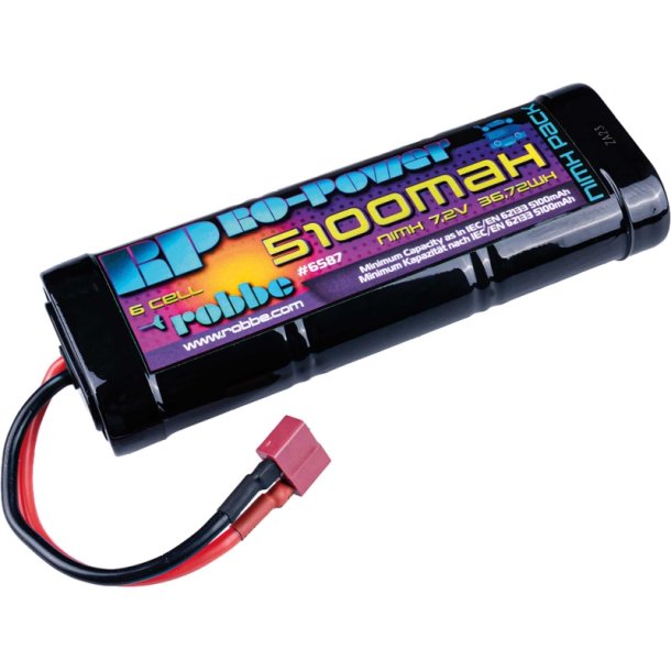 Ro-Power NiMH 5100 mAh 7,2 V (Deans-T + TAM)