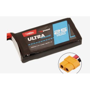 RO-POWER ULTRA MAXAMP 1100MAH 7,4 VOLT 2S 35(70)C LIPO AKKU XT-60