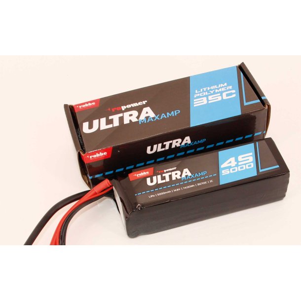 RO-POWER ULTRA MAXAMP 5000mAh 14,8 Volt 4S 35(70)C LiPo XT-90 