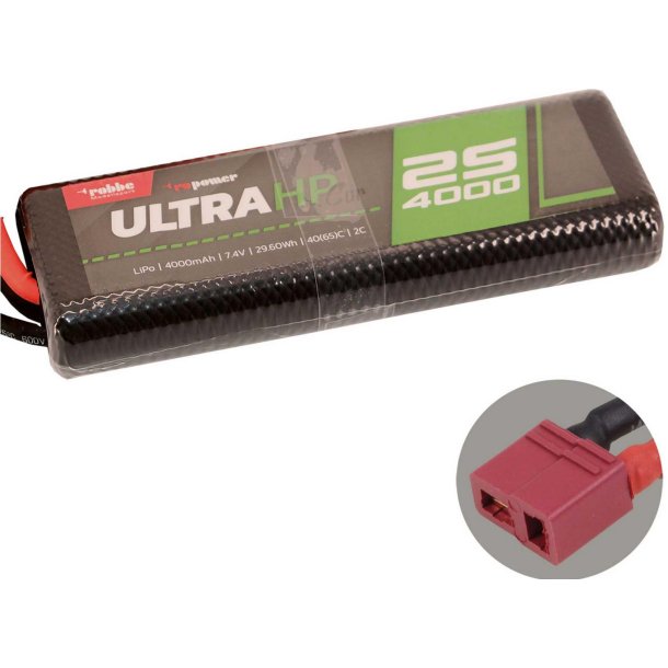 RO-POWER ULTRA HP 4000 mAh 7,4 Volt 2S (Deans-T + TAM)