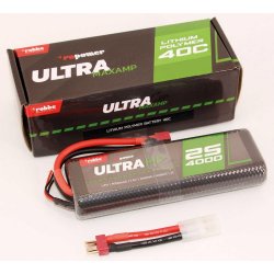 RO-POWER ULTRA HP 4000 mAh 7,4 Volt 2S (Deans-T + TAM)