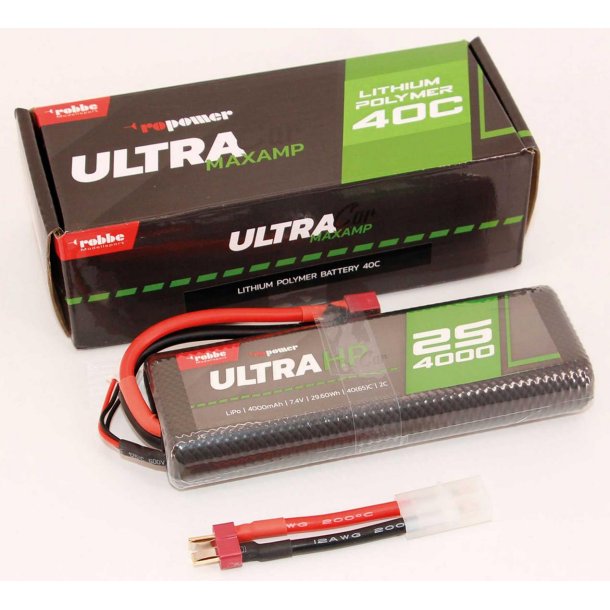 RO-POWER ULTRA HP 4000 mAh 7,4 Volt 2S (Deans-T + TAM)