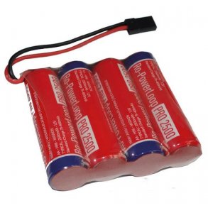 Robbe RO-POWER Loop Mignon AA 2500 mAh 4,8 V modtagerakku, JR-stik (4x1)