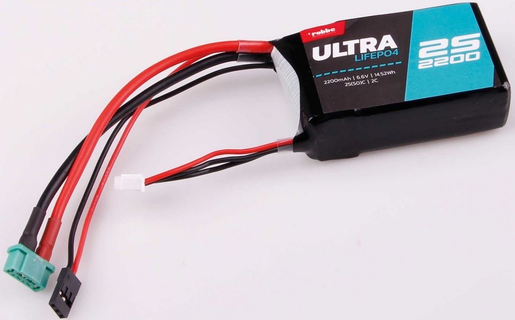 LiFe Akku 2S 1600 6 6V JR stik