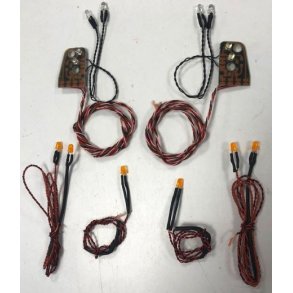 Volvo FH16 Timber Truck forlys, sidelys og taglys - 6,6 - 15,0 volt