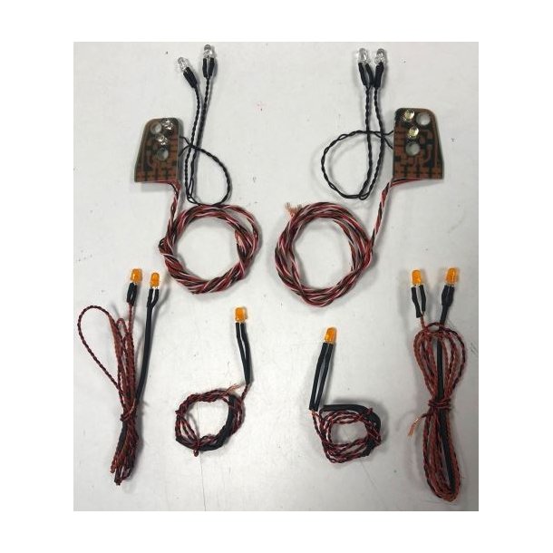 Volvo FH16 Timber Truck forlys, sidelys og taglys - 6,6 - 15,0 volt