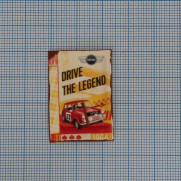 Drive the Legend, emaljemærke