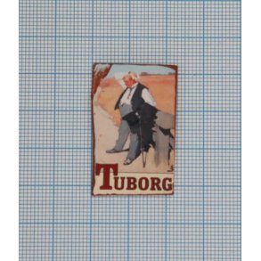 Tuborg manden, emaljemrke