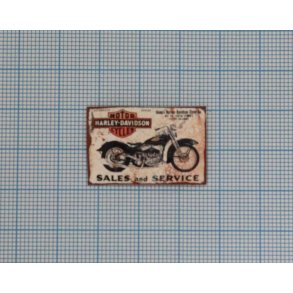 Harley Davidson Sales and Service, emaljemærke