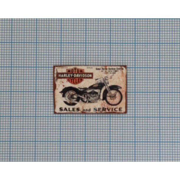 Harley Davidson Sales and Service, emaljemrke