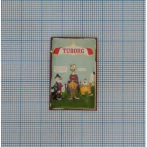 Tuborg med Storm P. figurer, emaljemrke