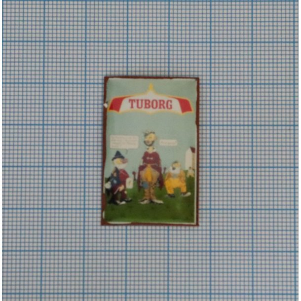 Tuborg med Storm P. figurer, emaljemrke