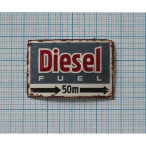 Diesel 50 m, emaljemærke