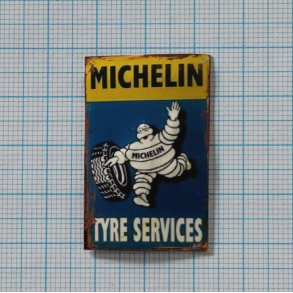 Michelin Tire Service, emaljemærke