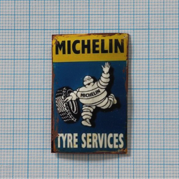 Michelin Tire Service, emaljem&aelig;rke