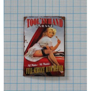 Tool In Hand Garage, emaljemærke