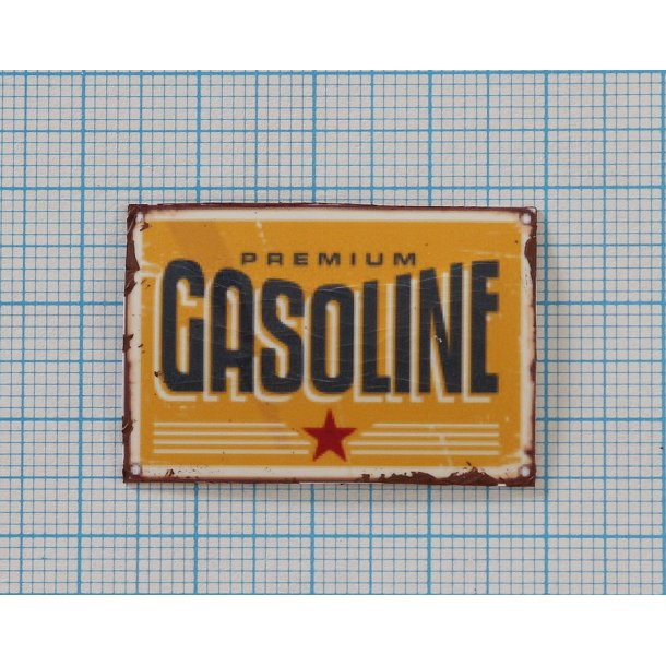 Premium Gasoline, emaljem&aelig;rke